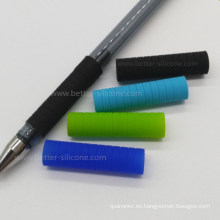 Funda para bolígrafo de goma de silicona antideslizante con mano